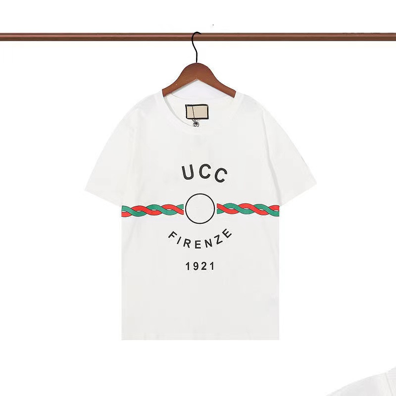 Men's T-shirts round neck short sleeve designer clothing summer pure cotton printed T-shirt same style for fashion lovers 2023