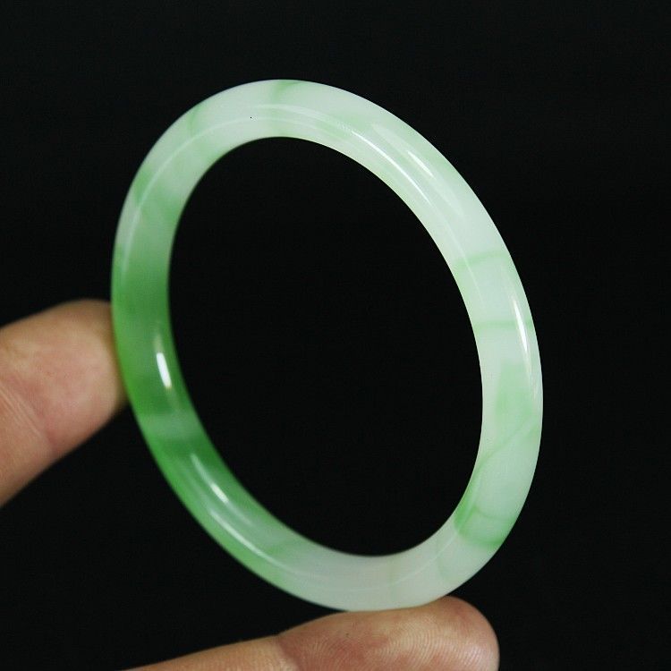 Bangle Natural Jade Bangle Women Gifts Men Fine Jewelry Jadeite Bangles Certified Genuine Jades Stone Bracelets Accessories Jewellery 221206