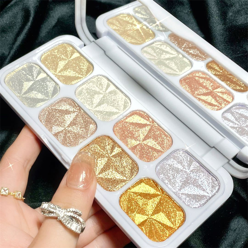 New 8 Colors Glitter Highlighter Face Contour Blush Palette Makeup Body Shimmer Powder Illuminator Brighten Highlight Cosmetics, 01 highlighter
New 8 Colors Glitter Highlighter Face Contour Blush Palette Makeup Body Shimmer Powder Illuminator Brighten Highlight Cosmetics, 01 highlighter