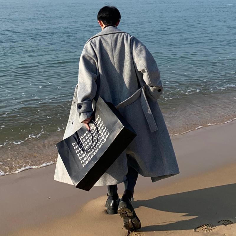 Men's Trench Coats Men Winter Warm Long Woolen Coat Mens Double Breasted Loose Casual Wool Jackets Korean Solid Suit Collar Dust 3XL, Black
Men's Trench Coats Men Winter Warm Long Woolen Coat Mens Double Breasted Loose Casual Wool Jackets Korean Solid Suit Collar Dust 3XL, Black