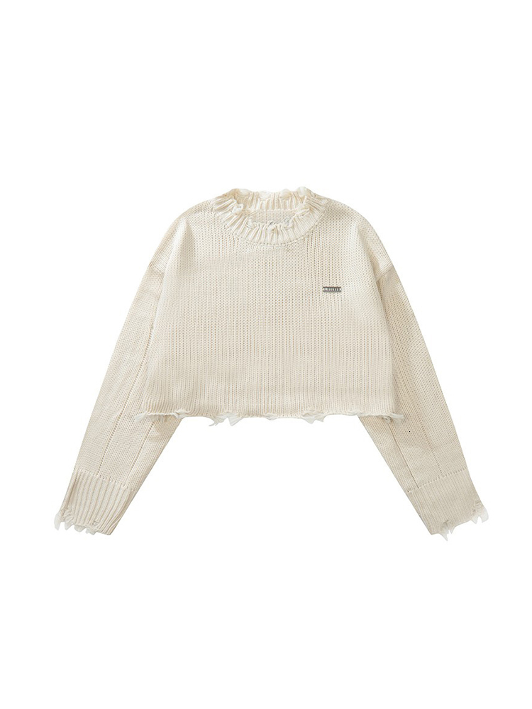 Autumn Winter Korean Fashion Women Crop Tops Long Sleeve O Neck Sweater Solid Color Knitwear Streetwear Loose Casual 1 221206, White
Autumn Winter Korean Fashion Women Crop Tops Long Sleeve O Neck Sweater Solid Color Knitwear Streetwear Loose Casual 1 221206, White