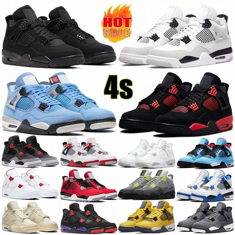 OG Men Women 4 Basketball Shoes Jumpman 4s Mens Sneakers Military Black Cat White Oreo Infrared Cactus Jack University Blue womens Sport, 37
OG Men Women 4 Basketball Shoes Jumpman 4s Mens Sneakers Military Black Cat White Oreo Infrared Cactus Jack University Blue womens Sport, 37