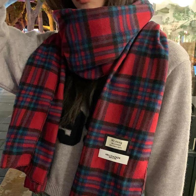 Scarves 2022Korean Version Winter Ins Soft Waxy Cashmere Green Plaid Women's Scarf Color Blocking Thickened Warmth With Cold Proof Shawl
Scarves 2022Korean Version Winter Ins Soft Waxy Cashmere Green Plaid Women's Scarf Color Blocking Thickened Warmth With Cold Proof Shawl