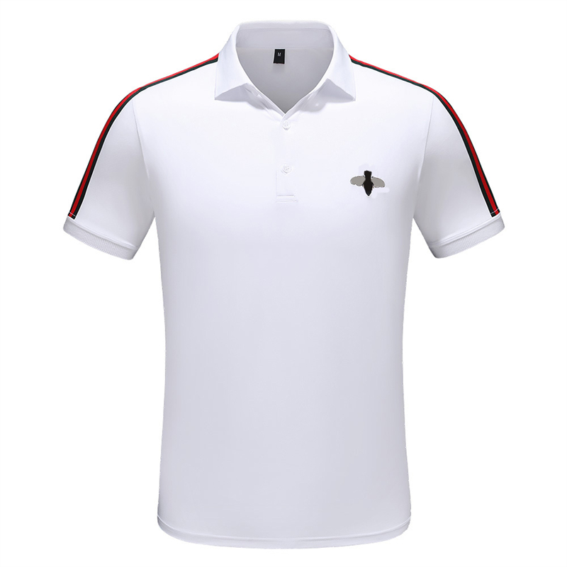 Mens Stylist Polo Shirts Luxury Men's Polos Designer Clothing Short Sleeves Fashion Summer Pure cotton of highquality T-Shirts size M-3XL #888, White
Mens Stylist Polo Shirts Luxury Men's Polos Designer Clothing Short Sleeves Fashion Summer Pure cotton of highquality T-Shirts size M-3XL #888, White