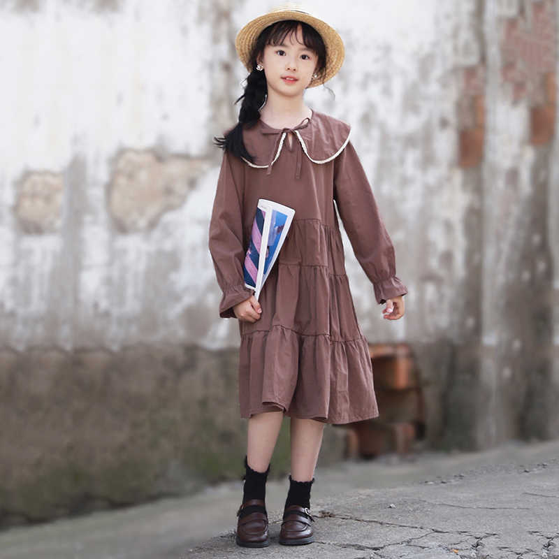 Girl's Dresses To 16 Years Kids and Teen Girls 2023 Autumn Dress Cute Doll Collar Children Clothing Retro Mid-Length Cotton Dresses #7130 T221207, Beige
Girl's Dresses To 16 Years Kids and Teen Girls 2023 Autumn Dress Cute Doll Collar Children Clothing Retro Mid-Length Cotton Dresses #7130 T221207, Beige