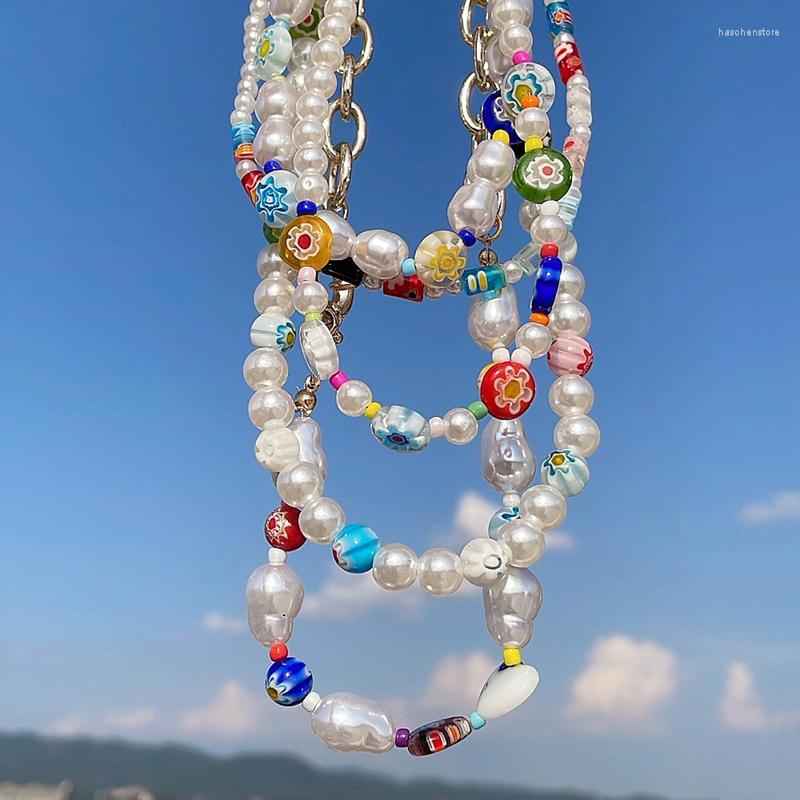 Choker 2022 Bohemian Style Colorful Beaded Pearl Necklace Women's Light Luxury Temperament Fashion All-match Jewelry Gift Trend
Choker 2022 Bohemian Style Colorful Beaded Pearl Necklace Women's Light Luxury Temperament Fashion All-match Jewelry Gift Trend