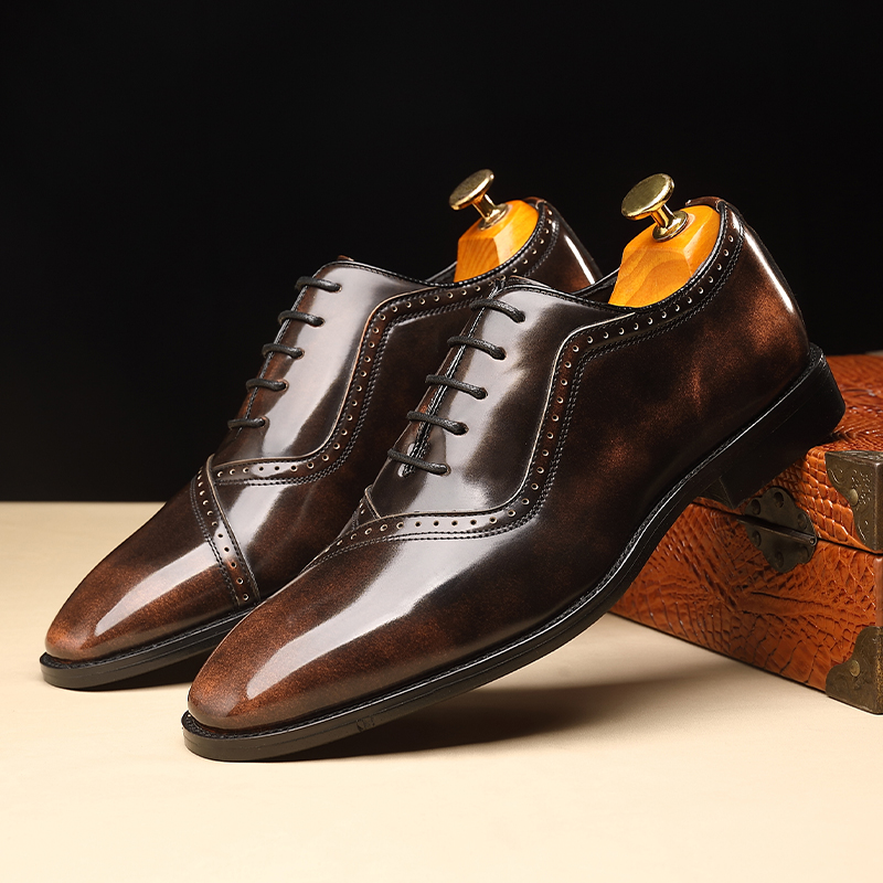 Vintage Trend Gentleman shoes Pointed Toe Casual Leather Shoes For Men Luxury Designer Oxfords Wedding Dress Formal Flats Footwear, A1
Vintage Trend Gentleman shoes Pointed Toe Casual Leather Shoes For Men Luxury Designer Oxfords Wedding Dress Formal Flats Footwear, A1