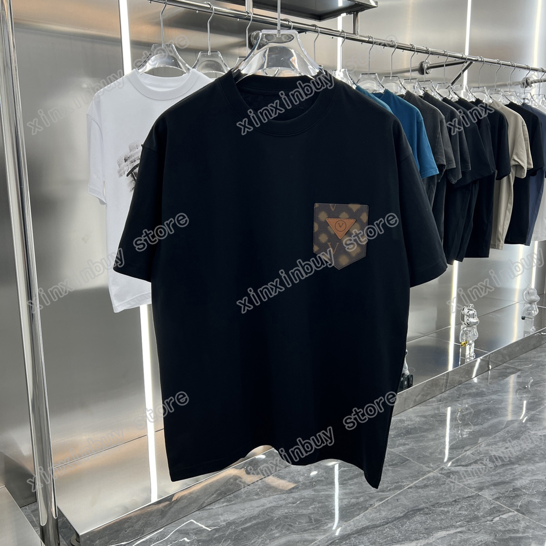 xinxinbuy Men designer destroyed Tee t shirt Paris Leather pocket letters print short sleeve cotton women white black XS-2XL
xinxinbuy Men designer destroyed Tee t shirt Paris Leather pocket letters print short sleeve cotton women white black XS-2XL