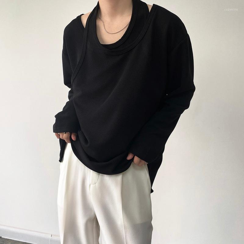 Men's T Shirts Male Korean Streetwear Niche Tees Couple Tops Women T-shirts Tshirt For Men Double Collar Long Sleeve Loose T-shirt, 2421 white
Men's T Shirts Male Korean Streetwear Niche Tees Couple Tops Women T-shirts Tshirt For Men Double Collar Long Sleeve Loose T-shirt, 2421 white