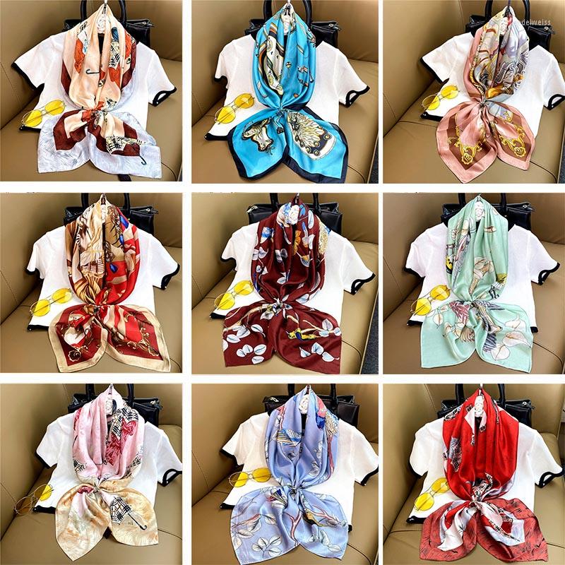 Scarves 90-90cm 2022 Woman Silk Scarf Bandana Square Bag Wrap Bohemian Retro Paisley Ladies Muslim Islamic Kerchief
Scarves 90-90cm 2022 Woman Silk Scarf Bandana Square Bag Wrap Bohemian Retro Paisley Ladies Muslim Islamic Kerchief
