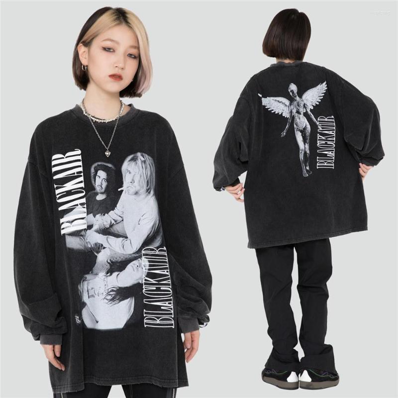 Men's T Shirts T-shirts Men Women Streetwear Harajuku Goth Angle Characters Print Long Sleeve Hip Hop Fashion Washed Grey Tops, Black
Men's T Shirts T-shirts Men Women Streetwear Harajuku Goth Angle Characters Print Long Sleeve Hip Hop Fashion Washed Grey Tops, Black