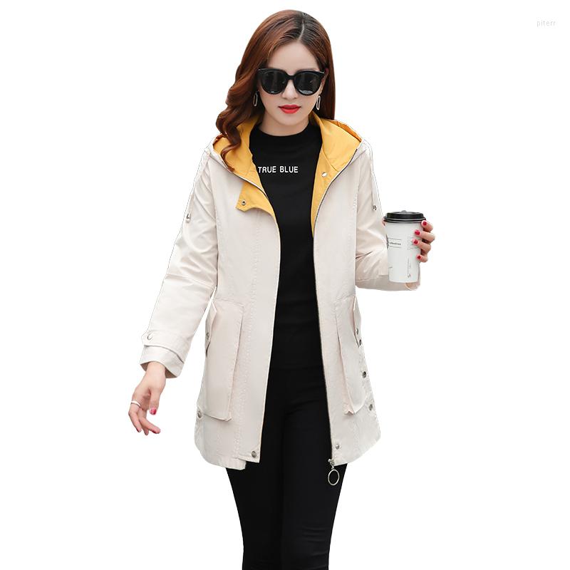 Women's Trench Coats Casual Windbreaker Women's Medium Long 2022 Autumn Korean Loose Spring Vintage Hooded Coat Overcoat, Khaki
Women's Trench Coats Casual Windbreaker Women's Medium Long 2022 Autumn Korean Loose Spring Vintage Hooded Coat Overcoat, Khaki