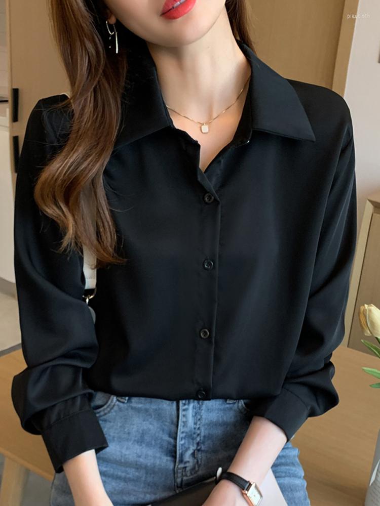 Women' Blouses Shirt Women Korean Fashion Vintage Simple Solid Color Elegant Long-sleeved Blusas Mujer De Moda 2022 Camisas Tops, White
Women' Blouses Shirt Women Korean Fashion Vintage Simple Solid Color Elegant Long-sleeved Blusas Mujer De Moda 2022 Camisas Tops, White