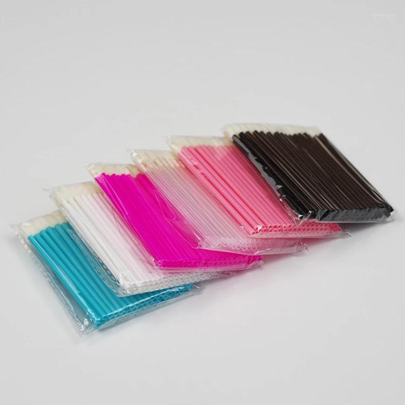 Makeup Brushes 50pcs/pack Colorful Eyelash Lip Brush Portable Soft Oblique Head Cleaning Cotton Swab Flocking
Makeup Brushes 50pcs/pack Colorful Eyelash Lip Brush Portable Soft Oblique Head Cleaning Cotton Swab Flocking