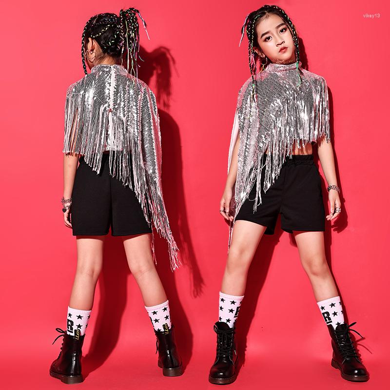 Stage Wear Girls Silver Tassel Jazz Dance Costume Hip Hop Dancing Outfit Kids Festival Clothing Fashion Catwalk Show VDB5649, Shorts
Stage Wear Girls Silver Tassel Jazz Dance Costume Hip Hop Dancing Outfit Kids Festival Clothing Fashion Catwalk Show VDB5649, Shorts