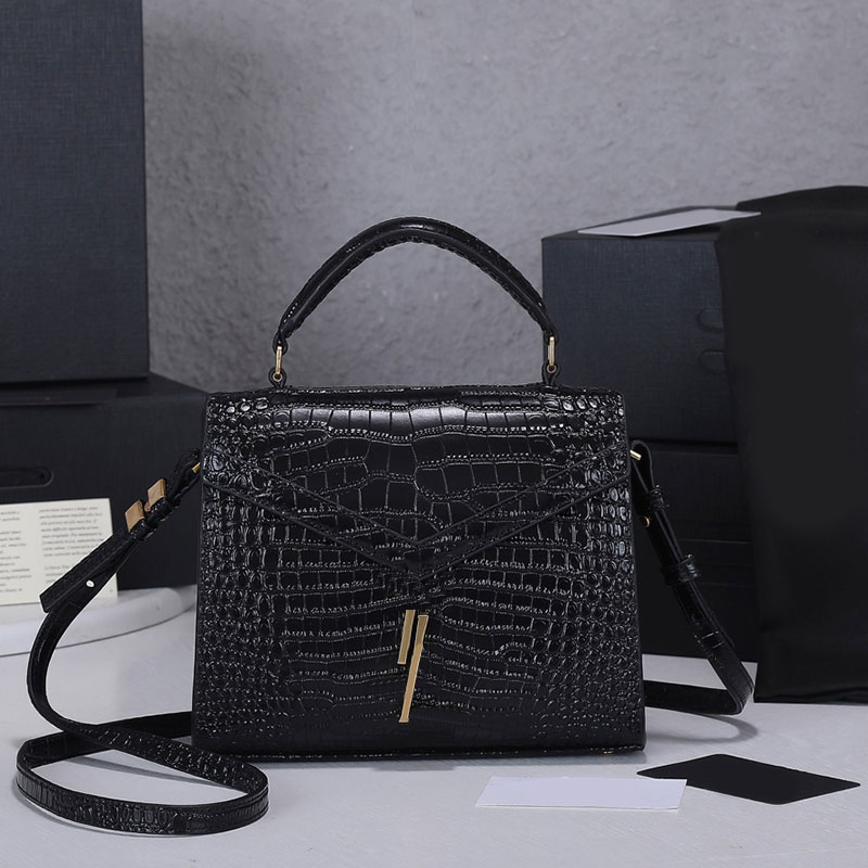 Crocodile Pattern Crossbody Bag Fashion Women Shoulder Bags Square Flap Handbags Metal Letter Hasp Clutch Purse Interior Compartment Cell Phone Pocket Wallets, Black 
Crocodile Pattern Crossbody Bag Fashion Women Shoulder Bags Square Flap Handbags Metal Letter Hasp Clutch Purse Interior Compartment Cell Phone Pocket Wallets, Black