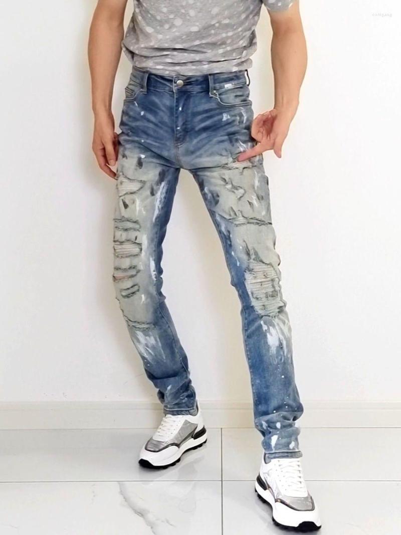 Men's Jeans T11374 Fashion Men's 2022 Runway Luxury European Design Party Style Clothing, Picture shown
Men's Jeans T11374 Fashion Men's 2022 Runway Luxury European Design Party Style Clothing, Picture shown