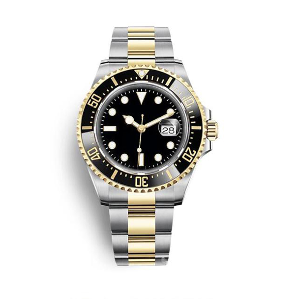Classic luxury Mens Watch Ceramic Bezel 43mm big watches 18K GOLD Stainless Steel Watchs strap Automatic Men Wristwatch 1, Bag
Classic luxury Mens Watch Ceramic Bezel 43mm big watches 18K GOLD Stainless Steel Watchs strap Automatic Men Wristwatch 1, Bag