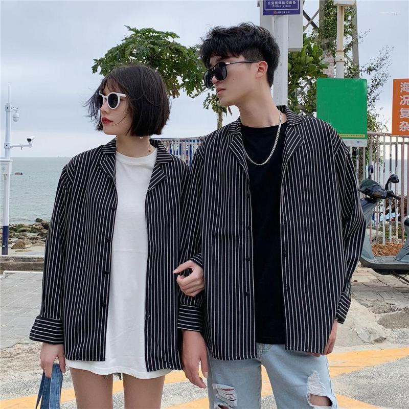Men' Casual Shirts Shirt Long Sleeve Spring And Summer Loose Lovers' Wear Men' Women' Striped Blouses College The Listing, Black
Men' Casual Shirts Shirt Long Sleeve Spring And Summer Loose Lovers' Wear Men' Women' Striped Blouses College The Listing, Black