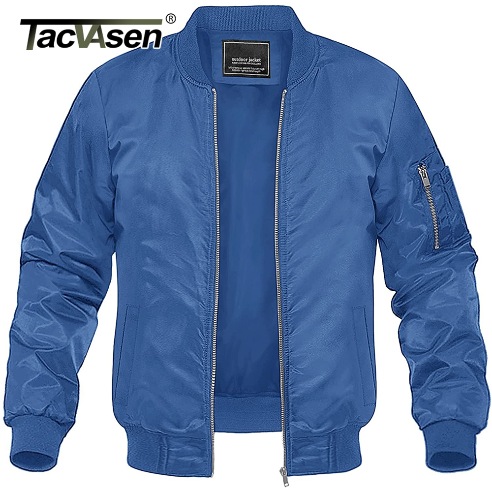 Men's Jackets TACVASEN Spring Baseballl Mens Military Windbreaker Hiking Trekking Fishing Full Zip Casual Coats Outwear Tops 221206