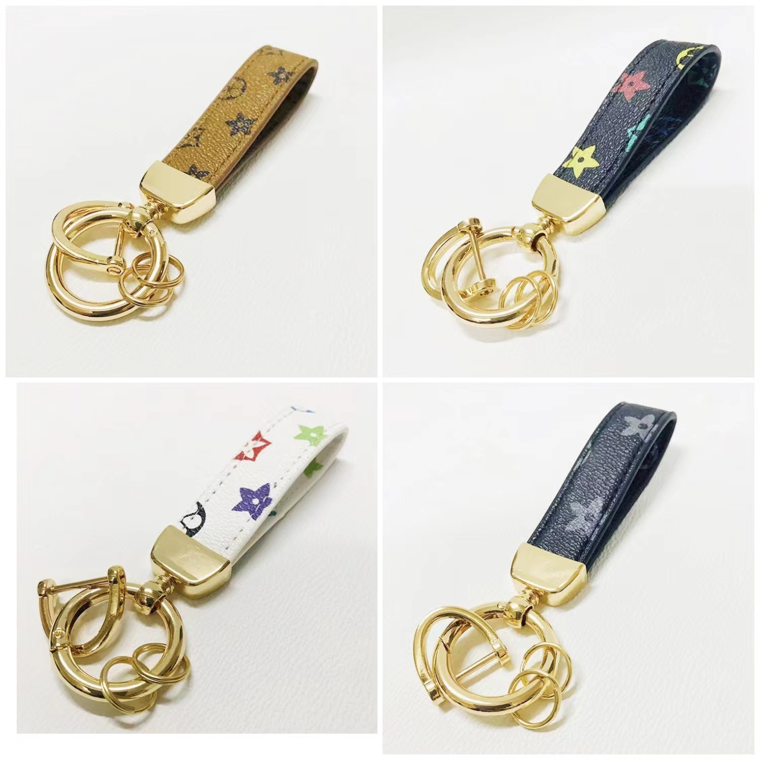 Leather Key Chain Old Flower Plaid Portable Lanyard Car Keys Pendant Bag Ornaments Wholesale
Leather Key Chain Old Flower Plaid Portable Lanyard Car Keys Pendant Bag Ornaments Wholesale