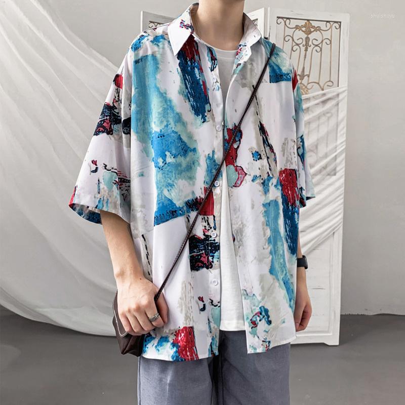 Men's Casual Shirts Summer Short-sleeved Men's Fashion Printed Men Streetwear Loose Flower Mens Hawaiian -5XL, Red
Men's Casual Shirts Summer Short-sleeved Men's Fashion Printed Men Streetwear Loose Flower Mens Hawaiian -5XL, Red