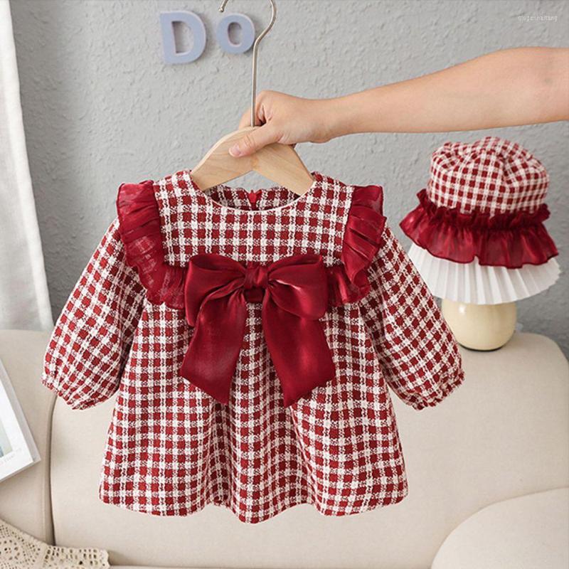 Girl Dresses Girls Kids Princess Dress Autumn Winter Long Sleeve Baby Infants Bow Velvet Plaided Vestidos Outfits, Red
Girl Dresses Girls Kids Princess Dress Autumn Winter Long Sleeve Baby Infants Bow Velvet Plaided Vestidos Outfits, Red