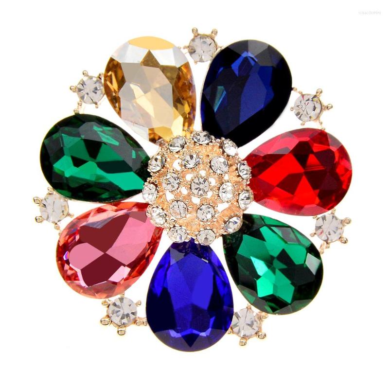 Brooches CINDY XIANG Rhinestone Round Flower For Women Fashion Wedding Party Pin Multi-color Jewelry Coat Accessories Gift
Brooches CINDY XIANG Rhinestone Round Flower For Women Fashion Wedding Party Pin Multi-color Jewelry Coat Accessories Gift