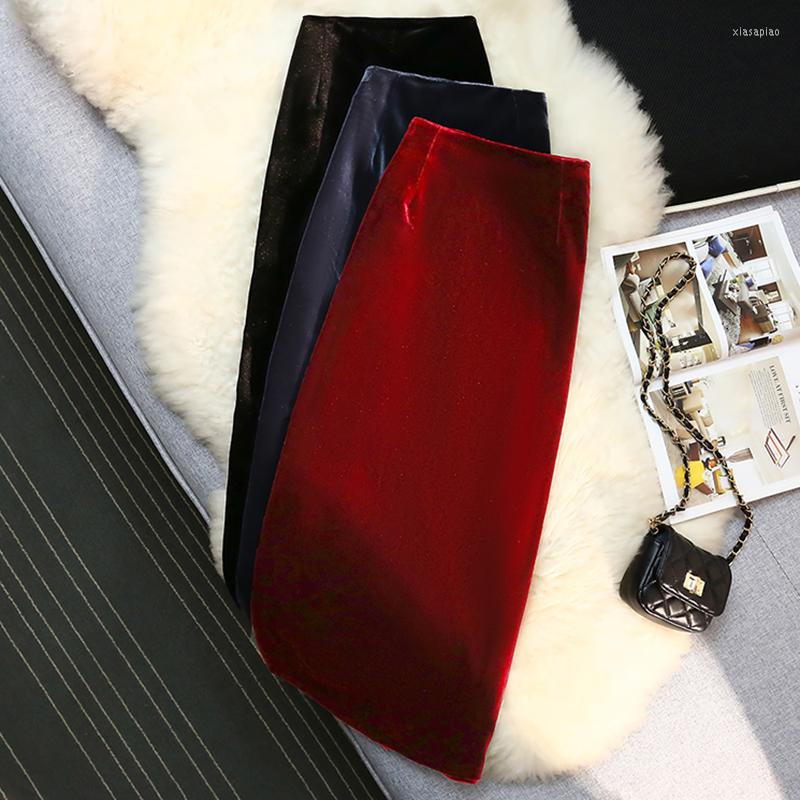 Skirts Black Red Velvet Long Elegant High-Waisted Women' Spring Autumn Winter Korean Style Fashion 2022 Harajuku Clothes Kawaii
Skirts Black Red Velvet Long Elegant High-Waisted Women' Spring Autumn Winter Korean Style Fashion 2022 Harajuku Clothes Kawaii
