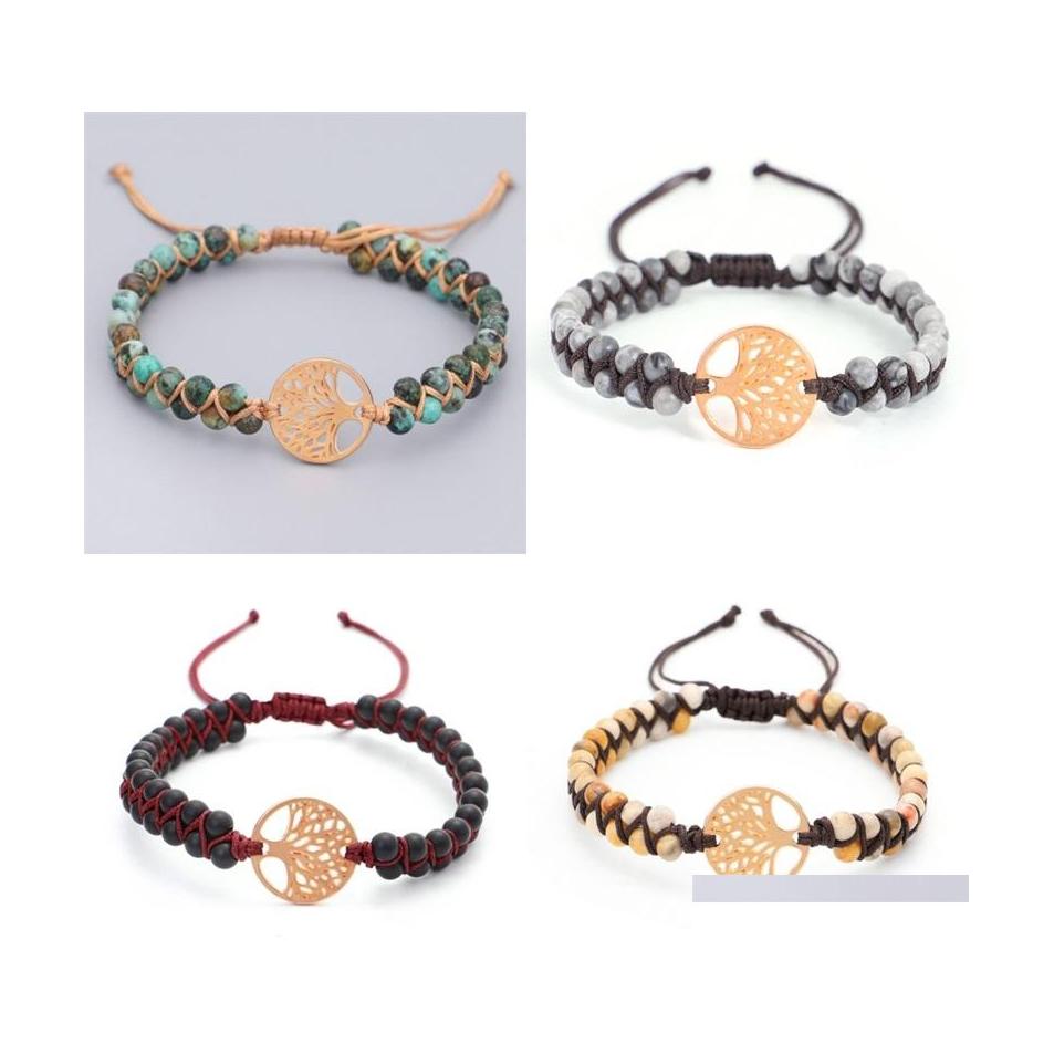 Beaded Handmade Natural African Stone Beaded Bracelets Boho Yoga Wrap Bracelet Bangle Tree Of Life Braided Charm 129 D3 Drop Deliver Dhhmz
Beaded Handmade Natural African Stone Beaded Bracelets Boho Yoga Wrap Bracelet Bangle Tree Of Life Braided Charm 129 D3 Drop Deliver Dhhmz