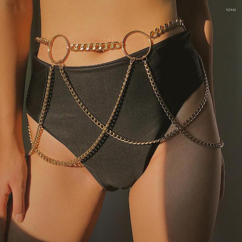 Belts Europe And The United States Simple Sexy Punk Body Chain Exaggerated Tassel Geometry Ring Waistband Gold Silver Belt
Belts Europe And The United States Simple Sexy Punk Body Chain Exaggerated Tassel Geometry Ring Waistband Gold Silver Belt