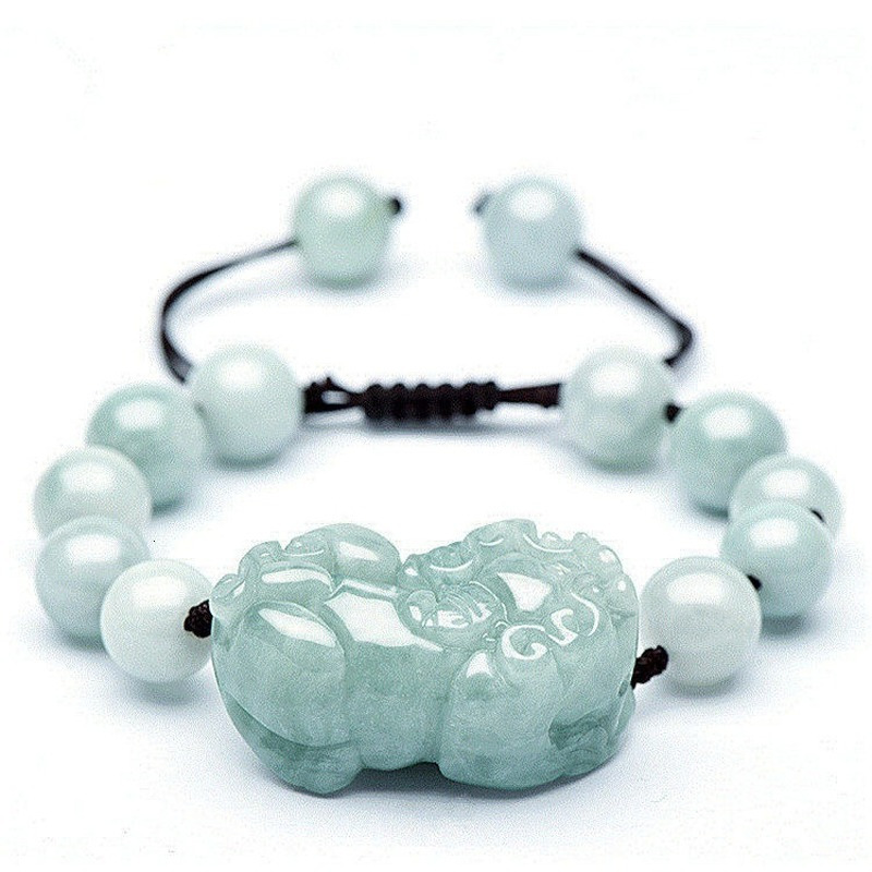 Chain Natural Jade Burma Emerald 10mm Bead Pixiu Bracelet Adjustable Bangle Jewellery Fashion Accessories HandCarved Woman Customized 221206
Chain Natural Jade Burma Emerald 10mm Bead Pixiu Bracelet Adjustable Bangle Jewellery Fashion Accessories HandCarved Woman Customized 221206