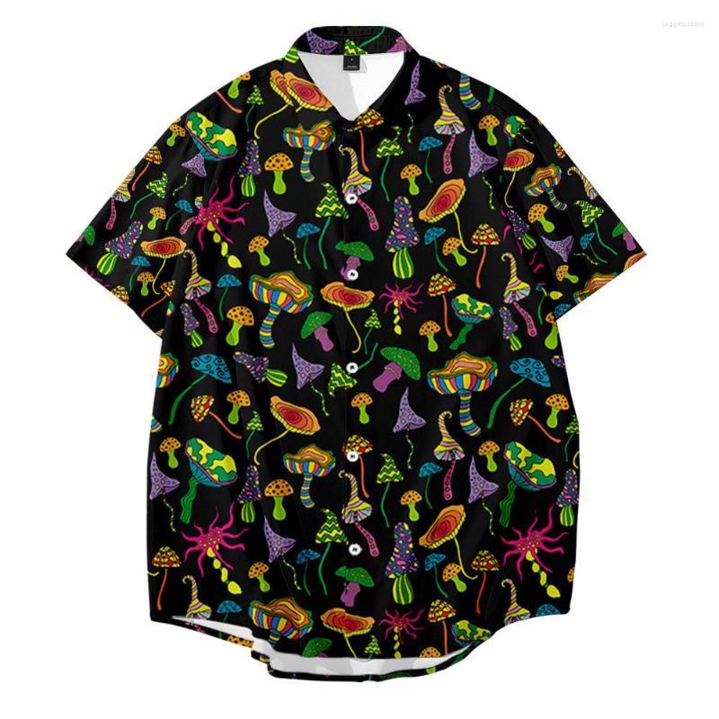 Men' Casual Shirts Plus Hawaii Summer Short-Sleeved Shirt Size Green Mushroom Creative 3D Printing Men' Top For Man, La00666
Men' Casual Shirts Plus Hawaii Summer Short-Sleeved Shirt Size Green Mushroom Creative 3D Printing Men' Top For Man, La00666