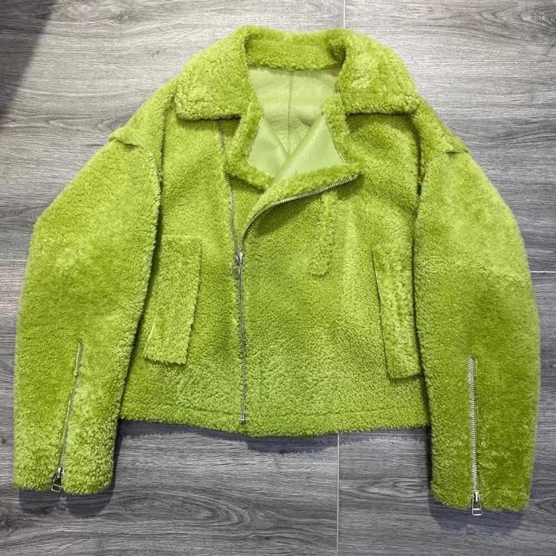 Women' Leather Mongolia Lamb Fur Shearling Coat Real Sheep Cloth Ladies Winter Warm, As show
Women' Leather Mongolia Lamb Fur Shearling Coat Real Sheep Cloth Ladies Winter Warm, As show
