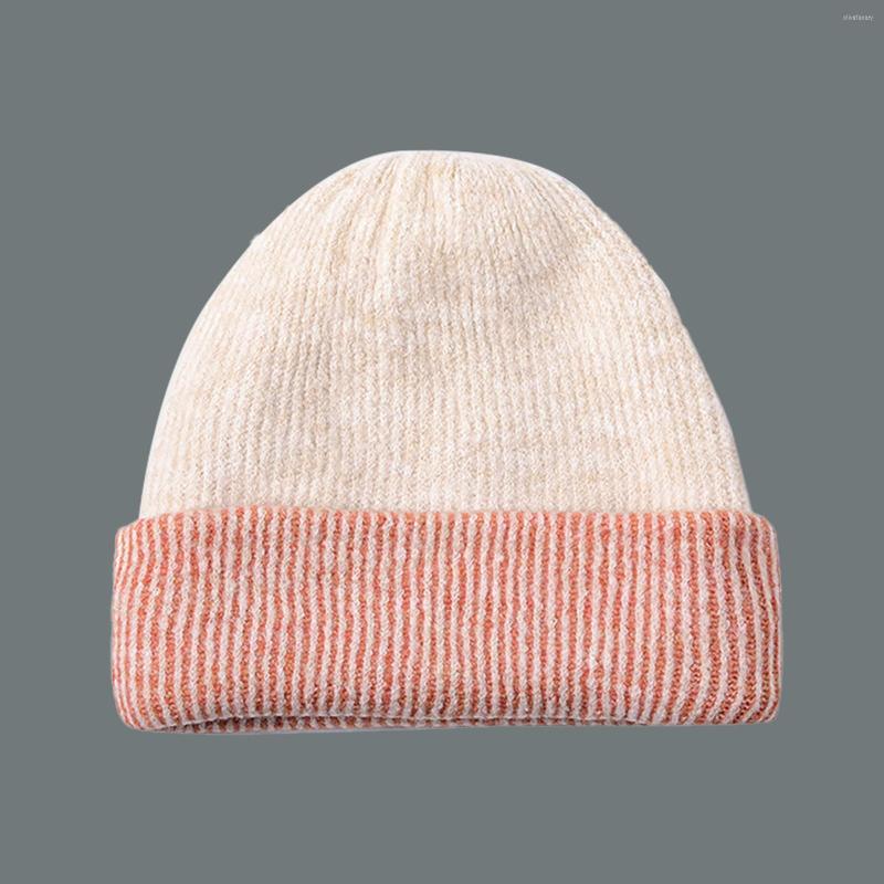 Berets Men's And Women's Simple Two Color Splicing Wool Hat In Autumn Winter Warm Versatile Double Sided Ear Protection Knitting, Black
Berets Men's And Women's Simple Two Color Splicing Wool Hat In Autumn Winter Warm Versatile Double Sided Ear Protection Knitting, Black
