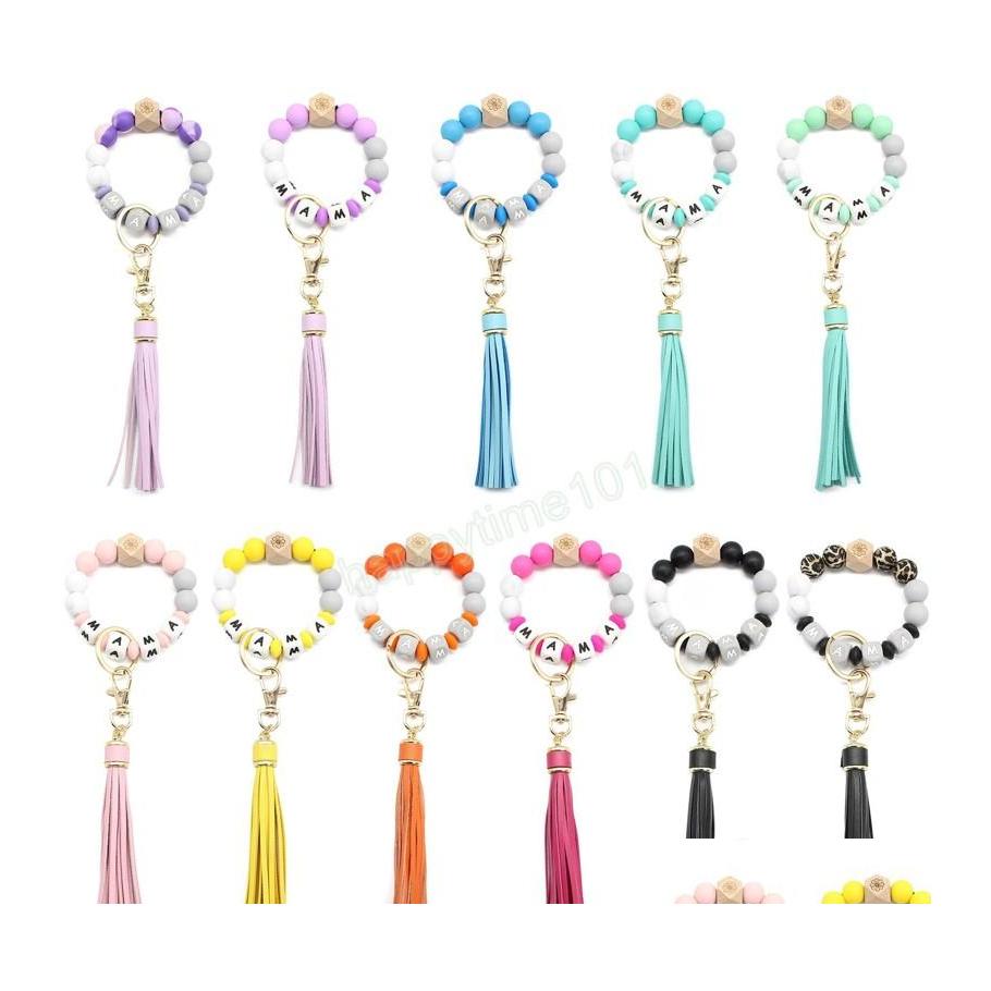 Key Rings 2022 Fashion Sile Beads Mama Bracelets Toys Alloy Keyring Food Grade Wristbands Beech Party Favor Tassel Key Chain Pendant Dhomx
Key Rings 2022 Fashion Sile Beads Mama Bracelets Toys Alloy Keyring Food Grade Wristbands Beech Party Favor Tassel Key Chain Pendant Dhomx