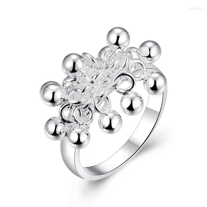 Wedding Rings BABYLLNT 925 Silver Smooth Grapes Bead Ring For Women Engagement Party Fashion Charm Jewelry Gift
Wedding Rings BABYLLNT 925 Silver Smooth Grapes Bead Ring For Women Engagement Party Fashion Charm Jewelry Gift