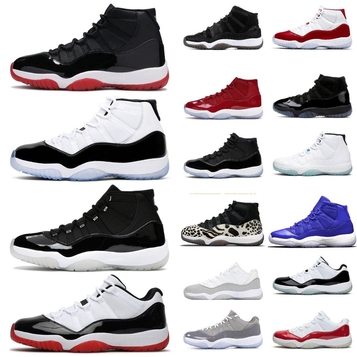 NEW 11 11s Basketball Shoes Man Woman Sneakers Space Jam Cap and Gown High Concord Platinum Tint Barons Legend Blue 25th Anniversary Low White Bred Cherry Trainers, Bubble column
NEW 11 11s Basketball Shoes Man Woman Sneakers Space Jam Cap and Gown High Concord Platinum Tint Barons Legend Blue 25th Anniversary Low White Bred Cherry Trainers, Bubble column