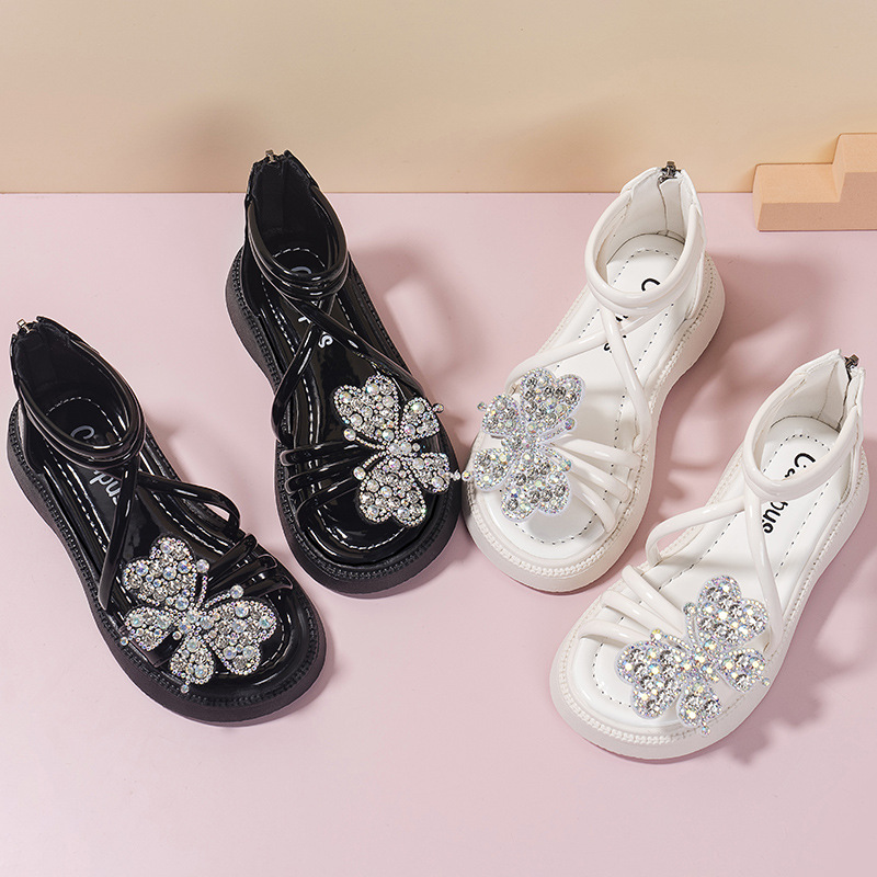 Girls Sandals New Summer Children's Princess Shoes Fashion Bow Rhinestone Baby Shoes Little Girl Open Toe Sandals, Black
Girls Sandals New Summer Children's Princess Shoes Fashion Bow Rhinestone Baby Shoes Little Girl Open Toe Sandals, Black