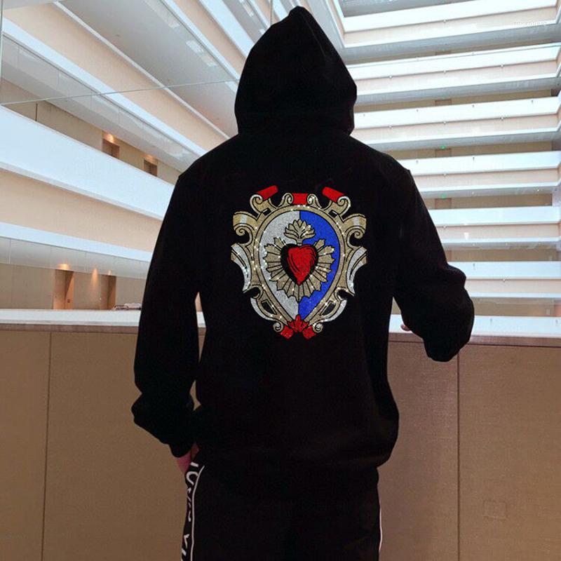 Men's Hoodies Design Hoodie Street Plus Velvet Jacket Diamond Exquisite Sweatshirt Couple Pullover, As shown asian size
Men's Hoodies Design Hoodie Street Plus Velvet Jacket Diamond Exquisite Sweatshirt Couple Pullover, As shown asian size