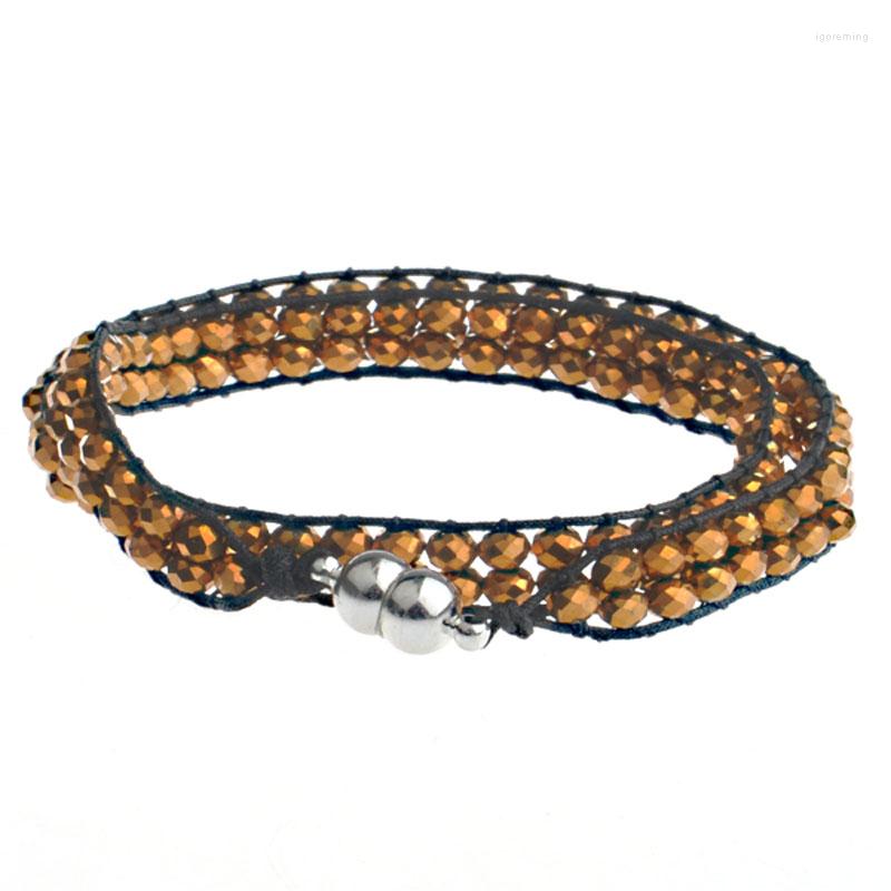 Strand Double Wrap Crystal Bracelets With Friendship Handmade Magnetic For Party Women Gift B1465
Strand Double Wrap Crystal Bracelets With Friendship Handmade Magnetic For Party Women Gift B1465