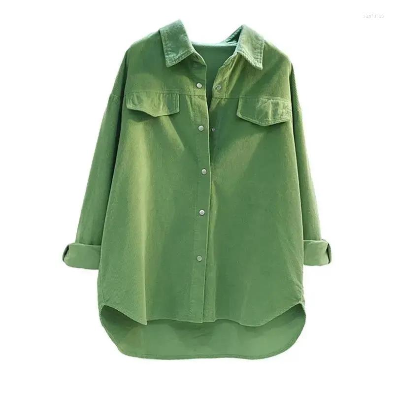 Women' Blouses 2022 Corduroy Padded Double Pockets Shirts Womens Tops And Long Sleeve Spring Ladies Solid Loose Boyfriend Style Shirt, Beige
Women' Blouses 2022 Corduroy Padded Double Pockets Shirts Womens Tops And Long Sleeve Spring Ladies Solid Loose Boyfriend Style Shirt, Beige