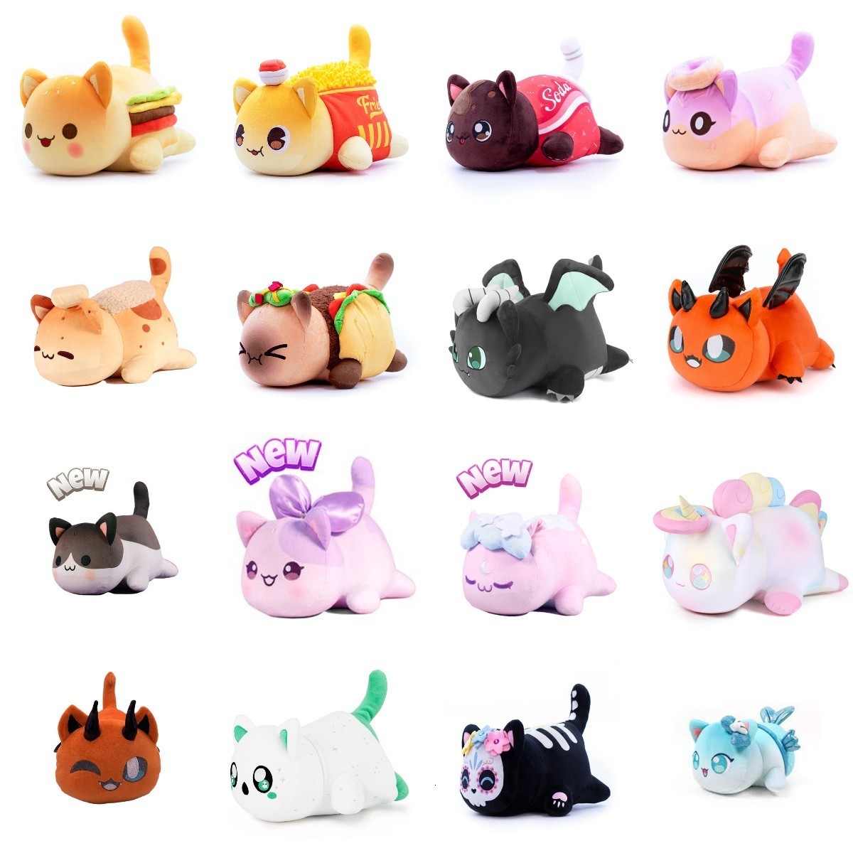 Dolls 25cm Meemeow Aphmau Meemeows Food s Holloween Christmas Gifts Sweet Treats Ghgost Cat Plush 221206