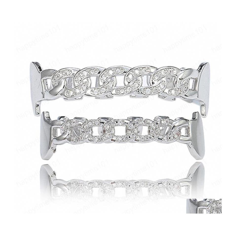 Grillz Dental Grills 18K Gold Plated Open Face Hollow Top Bottom Cuban Link Teeth Grills Drop Delivery Jewelry Body Dh9Zc
Grillz Dental Grills 18K Gold Plated Open Face Hollow Top Bottom Cuban Link Teeth Grills Drop Delivery Jewelry Body Dh9Zc