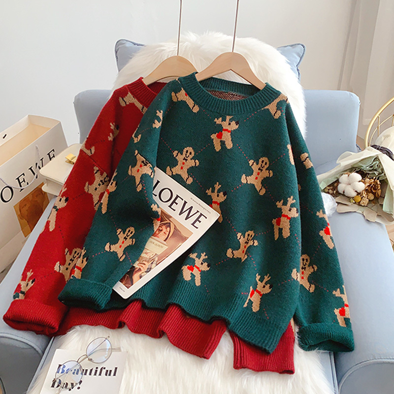 Women s Sweaters Red Christmas Snowman Dog Print Kawaii Cute O Neck Knitted Pullover Top Year Winter Female Jumper J030 221206
Women s Sweaters Red Christmas Snowman Dog Print Kawaii Cute O Neck Knitted Pullover Top Year Winter Female Jumper J030 221206