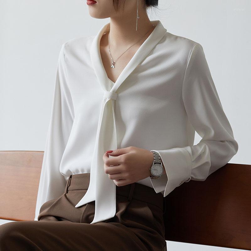 Women' Blouses White Chiffon Women' Summer French 2022 Shirt V-neck Tops Ladies Button Up Shirts Blusas Female Bow Drop 1041, Ivory
Women' Blouses White Chiffon Women' Summer French 2022 Shirt V-neck Tops Ladies Button Up Shirts Blusas Female Bow Drop 1041, Ivory