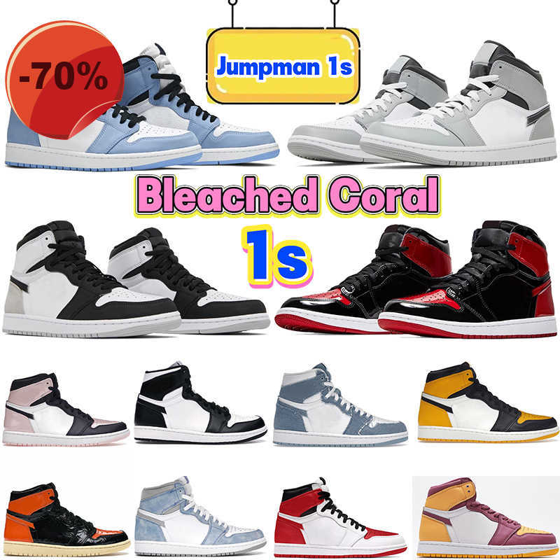 High shoes Mens 1 Basketball shoes Designer Jumpman 1s University Blue Bleached Coral Patent bred Light Smoke Grey Chicago Brotherhood Hyper Royal, #1- bred patent
High shoes Mens 1 Basketball shoes Designer Jumpman 1s University Blue Bleached Coral Patent bred Light Smoke Grey Chicago Brotherhood Hyper Royal, #1- bred patent