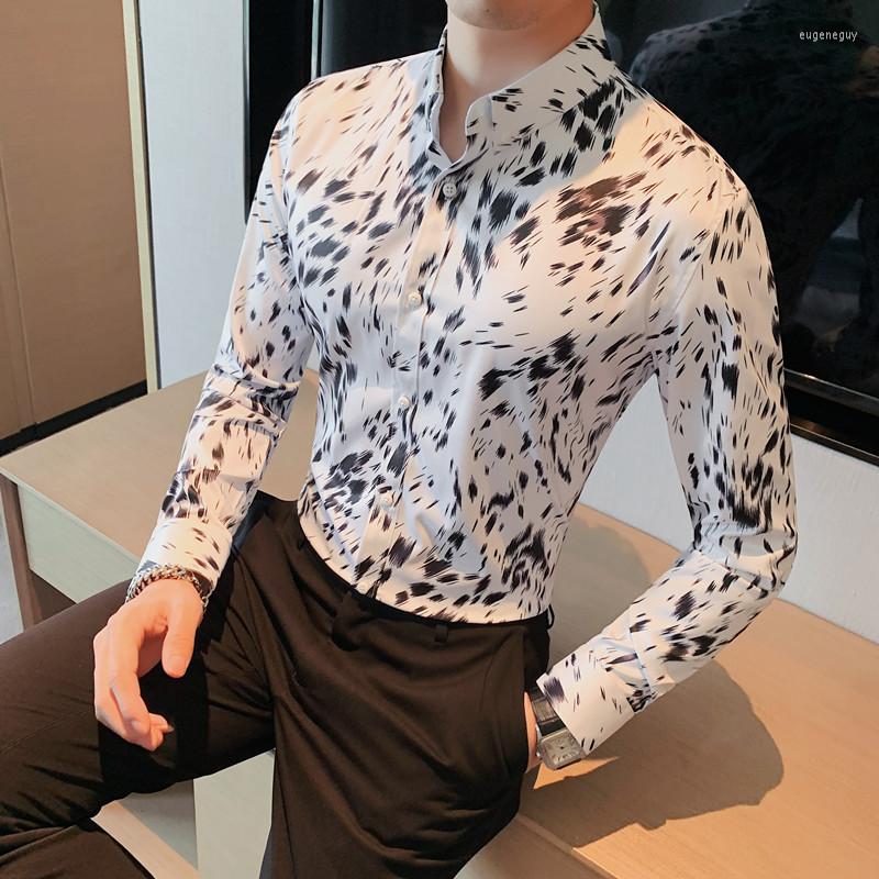 Men's Dress Shirts Fashion Luxury Social Men Turn-down Collar Buttoned Shirt Casual Flower Print Long Sleeve Tops Mens Clothes Prom Cardigan, Ld010 black
Men's Dress Shirts Fashion Luxury Social Men Turn-down Collar Buttoned Shirt Casual Flower Print Long Sleeve Tops Mens Clothes Prom Cardigan, Ld010 black