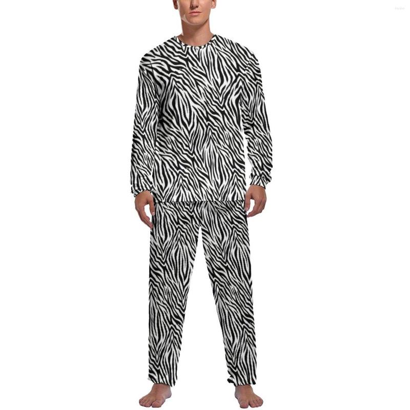 Men' Sleepwear Zebra Stripes Pajamas Autumn Animal Skin Print Leisure Home Suit Man 2 Pieces Graphic Long-Sleeve Retro Set, Style-13
Men' Sleepwear Zebra Stripes Pajamas Autumn Animal Skin Print Leisure Home Suit Man 2 Pieces Graphic Long-Sleeve Retro Set, Style-13