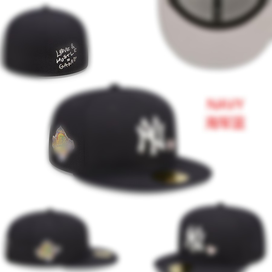2023 Men's Navy Blue Black Flat Full Size Closed Caps Baseball Fashion Hip Hop Classic Sports All Team Fitted Hats In Size 7- Size 8 Heart Love Hustle
2023 Men's Navy Blue Black Flat Full Size Closed Caps Baseball Fashion Hip Hop Classic Sports All Team Fitted Hats In Size 7- Size 8 Heart Love Hustle